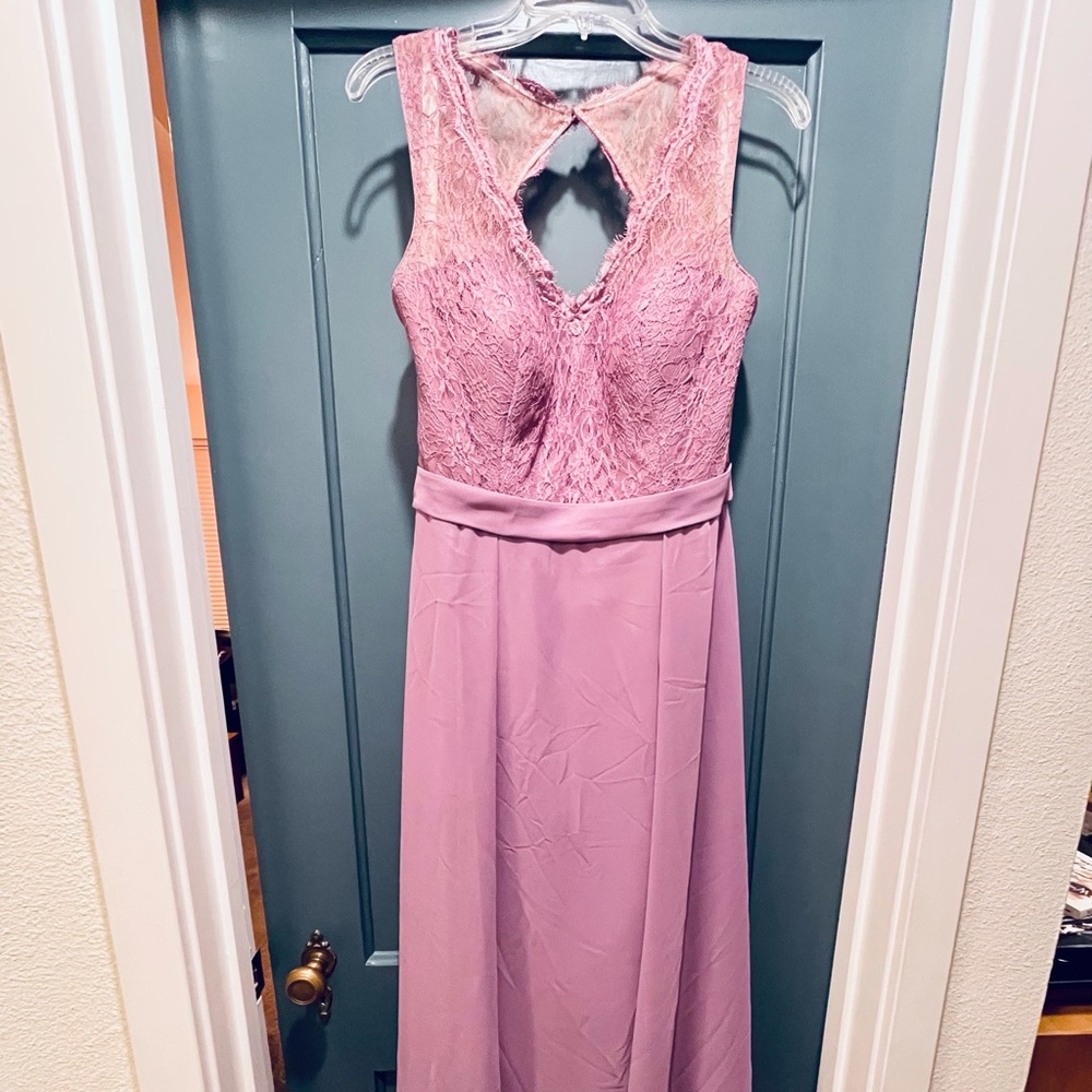 Azazie Britney in Wisteria